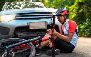Riverside bicycle accident
